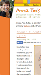 Mobile Screenshot of blog.anniefox.com